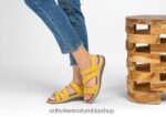 amarillo Orthofeet R4806613 mujer correa bidireccional naxos sandalias - Image 2