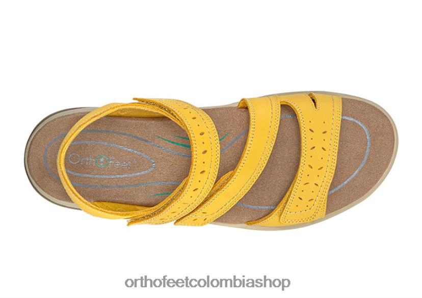 amarillo Orthofeet R4806613 mujer correa bidireccional naxos sandalias - Image 3