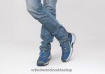 azul Orthofeet R48066137 hombres sprint sin corbata zapatillas - Image 2