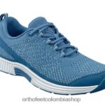 azul Orthofeet R4806646 mujer punto coralino elástico zapatillas
