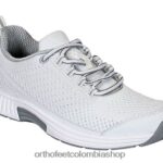 blanco Orthofeet R4806653 mujer punto coralino elástico zapatillas