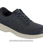 carbón Orthofeet R48066163 hombres tabor zapatos casuales