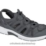 gris Orthofeet R48066122 hombres Tauro sandalias