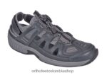 gris Orthofeet R48066123 hombres correa de talón alpino sandalias