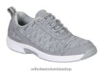 gris Orthofeet R48066131 hombres punto elástico de lava zapatillas
