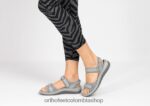 gris Orthofeet R4806620 mujer calipso sandalias - Image 2