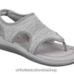 gris Orthofeet R4806632 mujer Lira sandalias