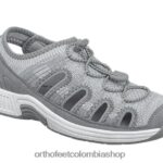 gris Orthofeet R4806639 mujer punto elástico laguna sandalias
