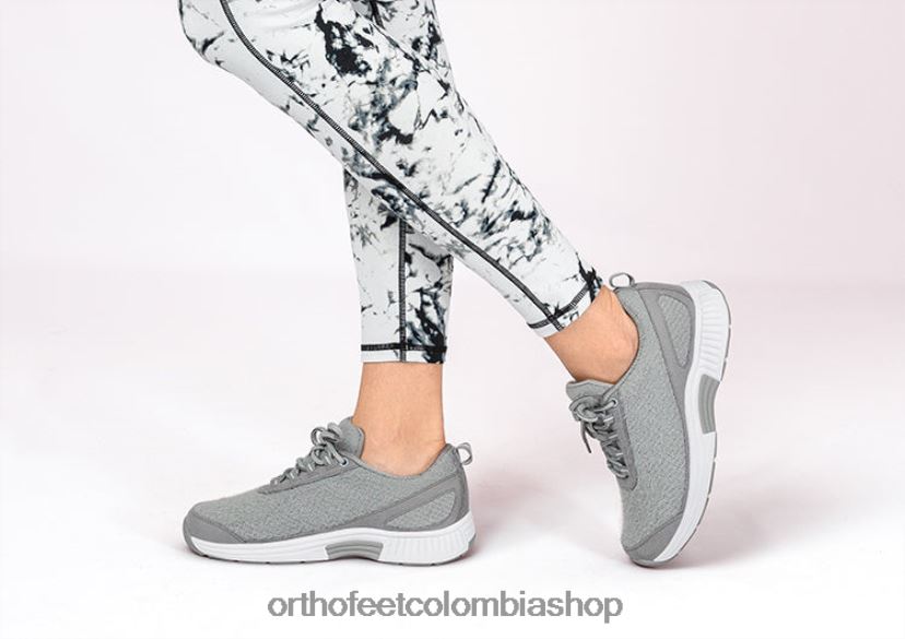 gris Orthofeet R4806651 mujer lana de coral zapatillas - Image 2