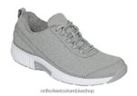 gris Orthofeet R4806651 mujer lana de coral zapatillas