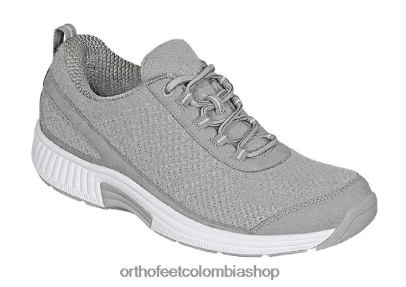 gris Orthofeet R4806651 mujer lana de coral zapatillas - Image 1
