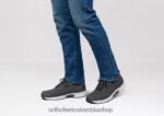 gris oscuro Orthofeet R48066130 hombres punto elástico de lava zapatillas - Image 2