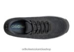 gris oscuro Orthofeet R48066130 hombres punto elástico de lava zapatillas - Image 5