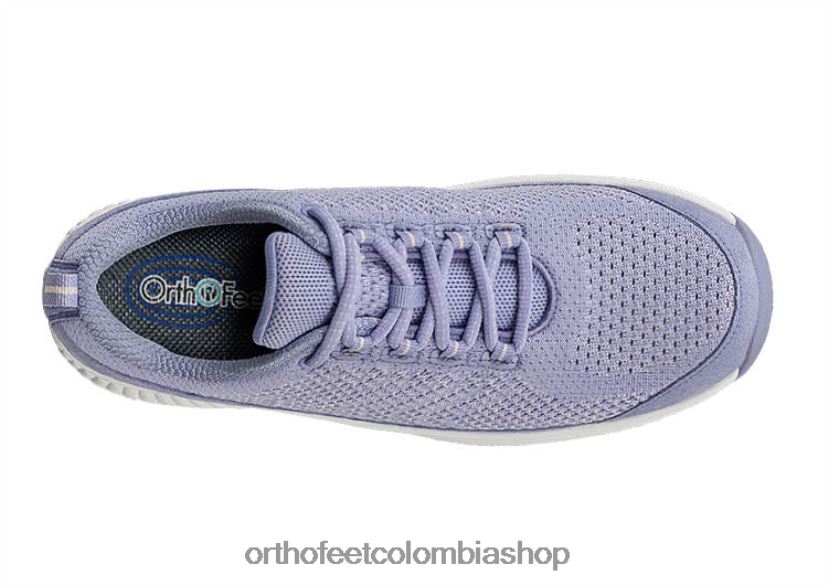 lavanda Orthofeet R4806645 mujer punto coralino elástico zapatillas - Image 5