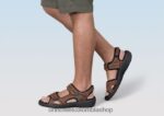 marrón Orthofeet R48066119 hombres Geminis sandalias - Image 2