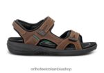 marrón Orthofeet R48066119 hombres Geminis sandalias - Image 5