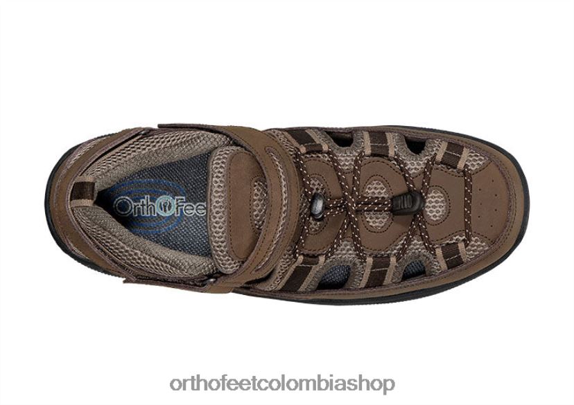 marrón Orthofeet R48066125 hombres correa de talón de agua clara sandalias - Image 6
