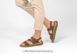 marrón Orthofeet R4806614 mujer correa bidireccional naxos sandalias - Image 2