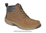 marrón Orthofeet R48066156 hombres postal de guardabosques botas