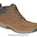 marrón Orthofeet R48066156 hombres postal de guardabosques botas