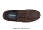 marrón Orthofeet R48066166 hombres León zapatos casuales - Image 5