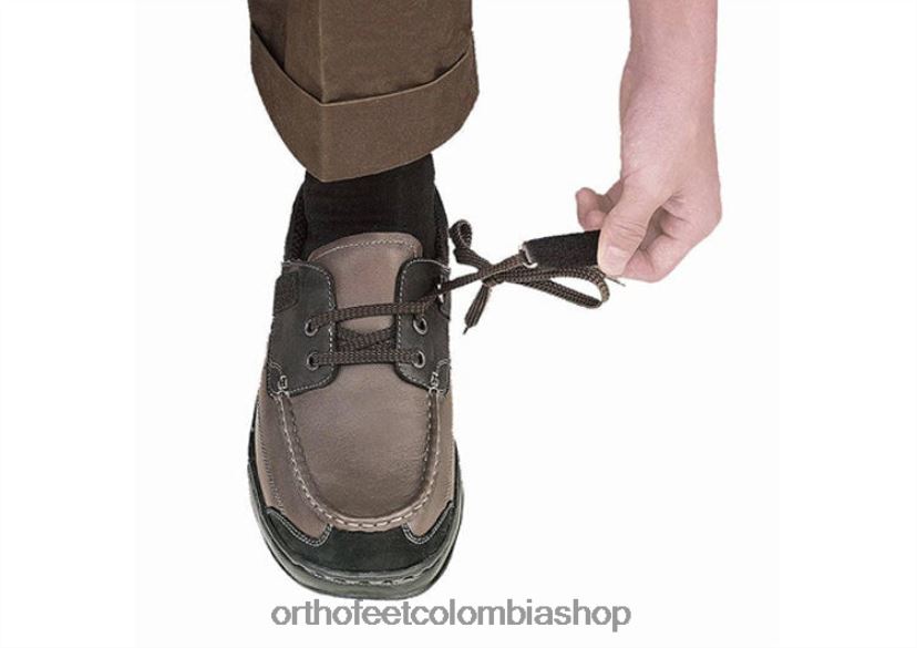 marrón Orthofeet R48066167 hombres baton rouge sin corbata zapatos casuales - Image 3