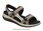 marrón Orthofeet R480661 mujer Venecia sandalias