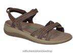 marrón Orthofeet R480666 mujer hidra sandalias