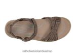 marrón Orthofeet R480666 mujer hidra sandalias - Image 3