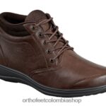 marron oscuro Orthofeet R4806677 mujer Milán botas