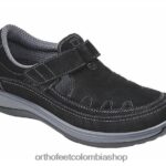 negro Orthofeet R48066100 mujer sereno zapatos casuales