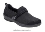 negro Orthofeet R48066104 mujer tramo de quincy zapatos casuales