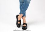 negro Orthofeet R48066107 mujer correa de talón sanibel zapatos casuales - Image 2