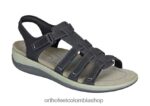 negro Orthofeet R4806610 mujer amalfi sandalias