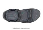 negro Orthofeet R48066120 hombres Geminis sandalias - Image 3