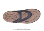 negro Orthofeet R48066121 hombres eldorado sandalias - Image 3