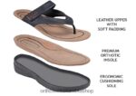 negro Orthofeet R48066121 hombres eldorado sandalias - Image 4