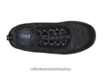 negro Orthofeet R48066129 hombres lava sin corbata zapatillas - Image 5