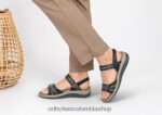 negro Orthofeet R4806612 mujer Paloma sandalias - Image 2