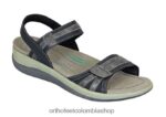 negro Orthofeet R4806612 mujer Paloma sandalias