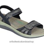 negro Orthofeet R4806612 mujer Paloma sandalias
