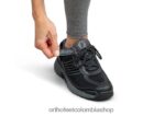 negro Orthofeet R48066135 hombres sprint sin corbata zapatillas - Image 3