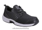 negro Orthofeet R48066139 hombres punto elástico tacoma zapatillas