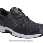 negro Orthofeet R48066139 hombres punto elástico tacoma zapatillas