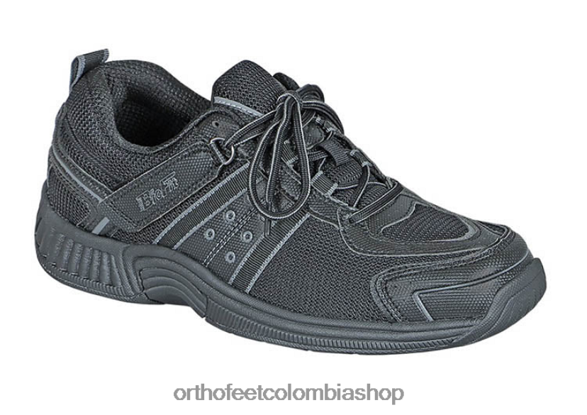 negro Orthofeet R48066143 hombres monterey bay sin corbata zapatillas - Image 1