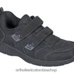 negro Orthofeet R48066145 hombres álamo zapatillas