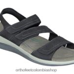 negro Orthofeet R4806615 mujer correa bidireccional naxos sandalias