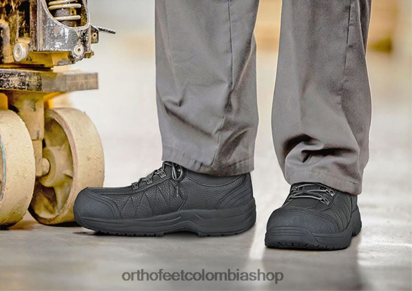 negro Orthofeet R48066160 hombres zapatos de trabajo de dolomita zapatos de trabajo - Image 2
