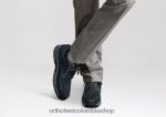 negro Orthofeet R48066165 hombres León zapatos casuales - Image 2