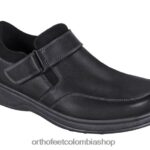 negro Orthofeet R48066174 hombres zodíaco zapatos casuales